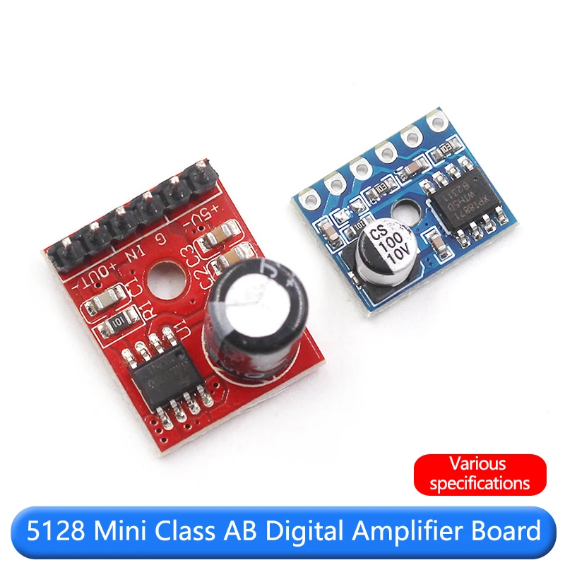 LTK5128 Mini Class AB Class D Module Digital Amplifier Board XPT8871 5W Audio Power Amplifier DIY