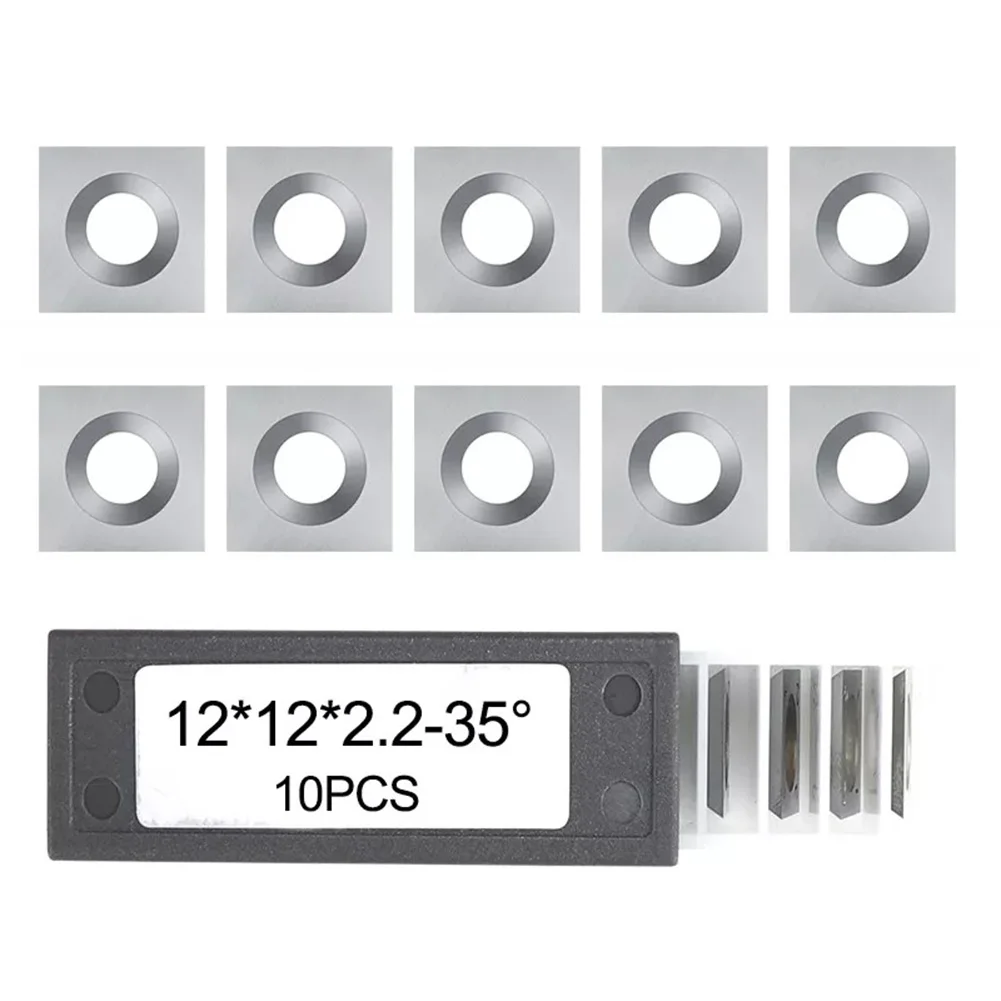 Carpentry Work Carbide Inserts Accessory For Woodworking Tools Inserts 12x12x2.2mm Inserts Dull Blade Rotation Feature