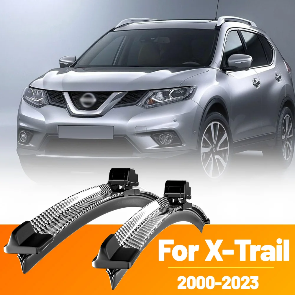 2 Stück Frontscheibenwischer aus Kohlefaser für Nissan X-Trail XTrail X Trail T30 T31 T32 T33 2000-2023