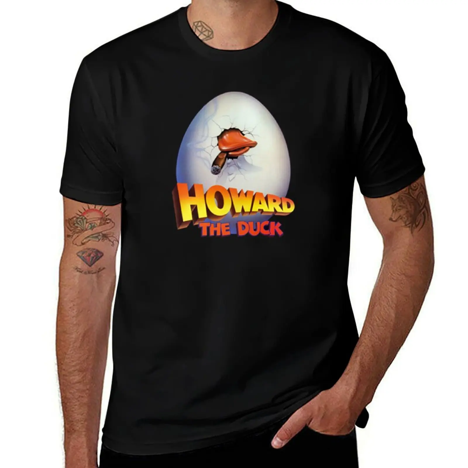 

Howard The Duck T-Shirt blue archive luxury clothing labubu heavyweights t shirt for men