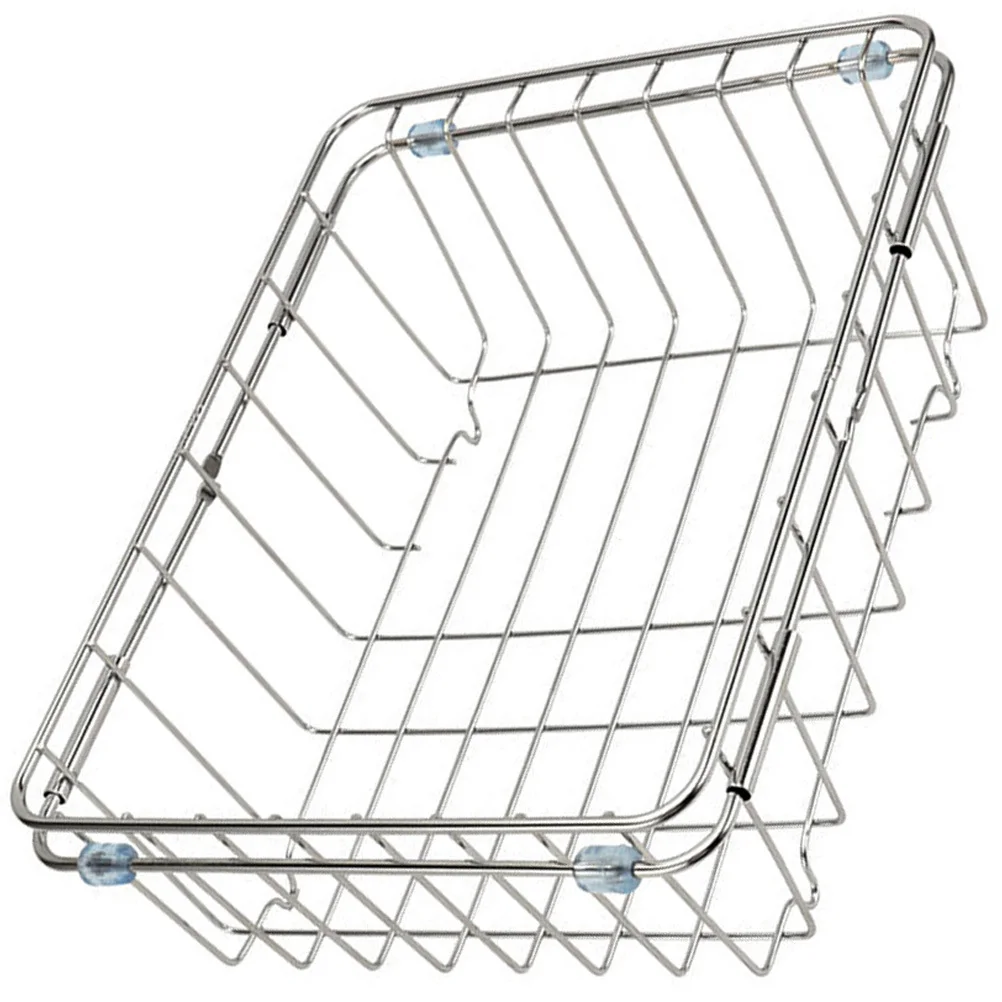 

Expandable Sink Drainer Basket Premium Kitchen Dish Drying Rack Large Capacity Countertop Utensil Organizer Drain Storage Rack