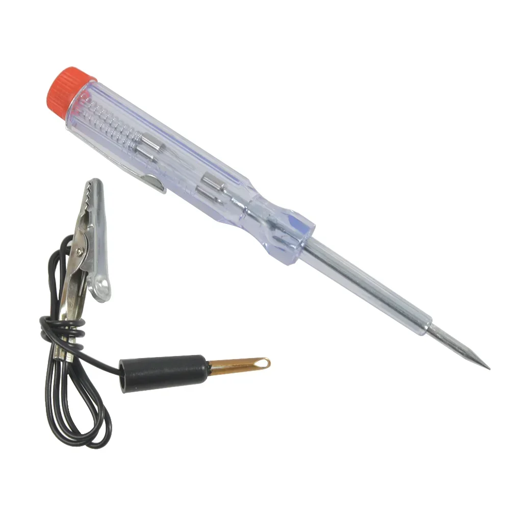QXNY Electrical Voltage Tester Pen Probe Lamp Auto Car Light Circuit Tester Lamp Detector Diagnostic Test Tools DC 6V 12V 24V