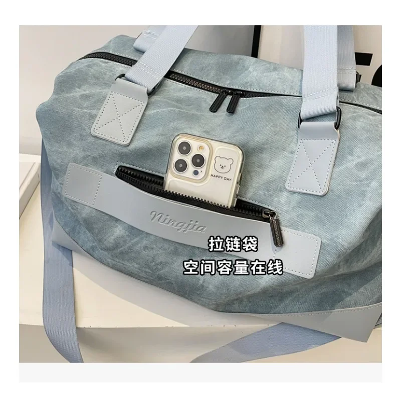 2024 Fashion Casual Shoulder Bag High Quality Large Capacity Travel Bag for Outgoing Travel Zipper Crossbody PU HOT SALE