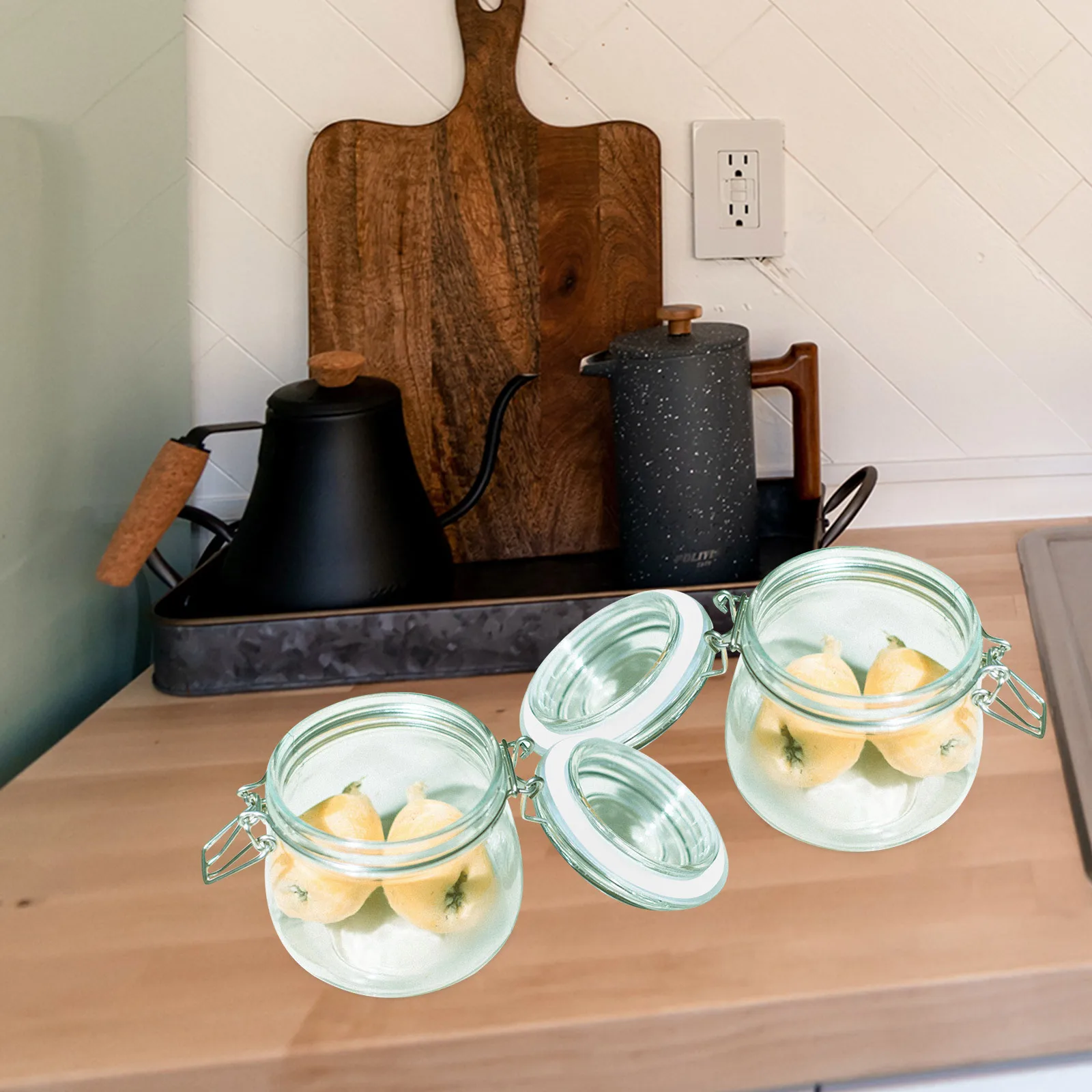 

20Pcs Jar Sealing Rings Silicone Gaskets Anti-Leak Airtight Replacement for Home Kitchen Supplies Silicone Seals for Glass Jars