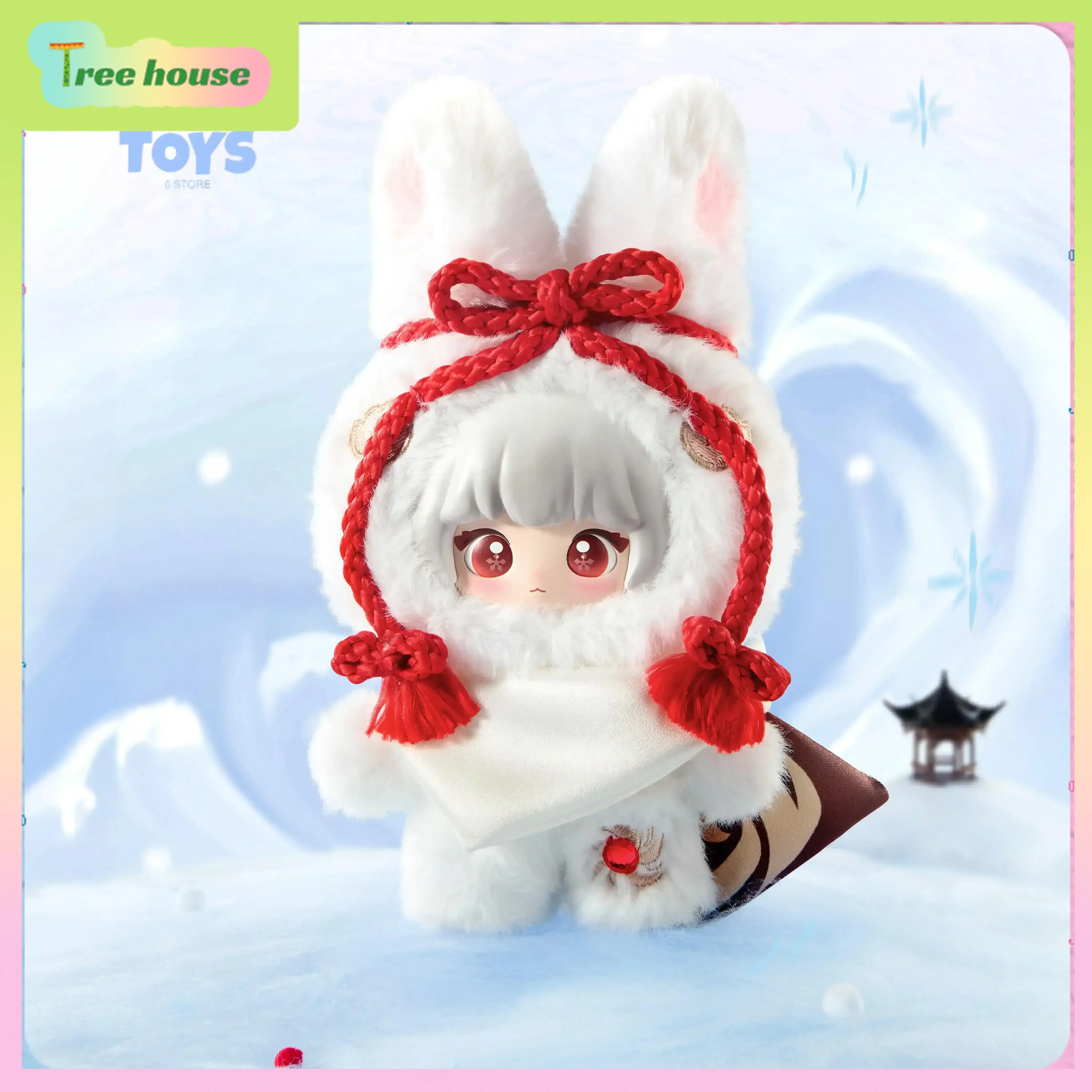 

Honor of Kings Anime Blind Box: Angela, Daji,Da Qiao, Sun Ce Vinyl Plush Bag Charms Collectible Toys[In Stock]Collect game dolls