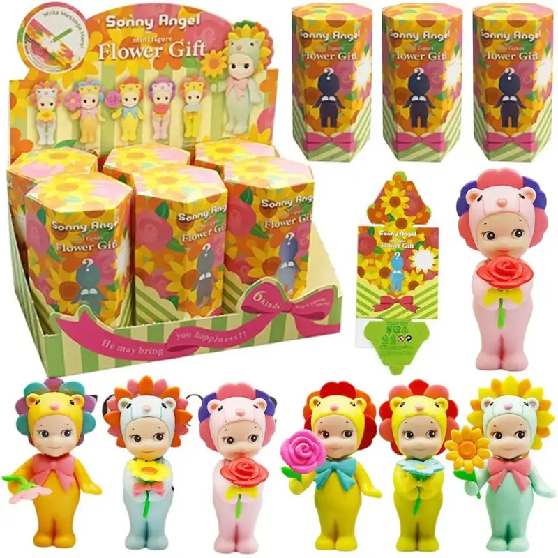 

Anime Sonny Angel Blind Box Flower Series Kids Toys Angel Girls Candy House Series Figurines Car Decorations Gifts Hot Sale