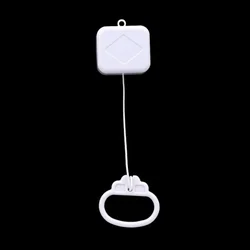 New Pull String Cord Music Box White Baby Infant Kids Bed Bell Rattle Toy Gifts Parts Accessories for Children Brahms Lullaby