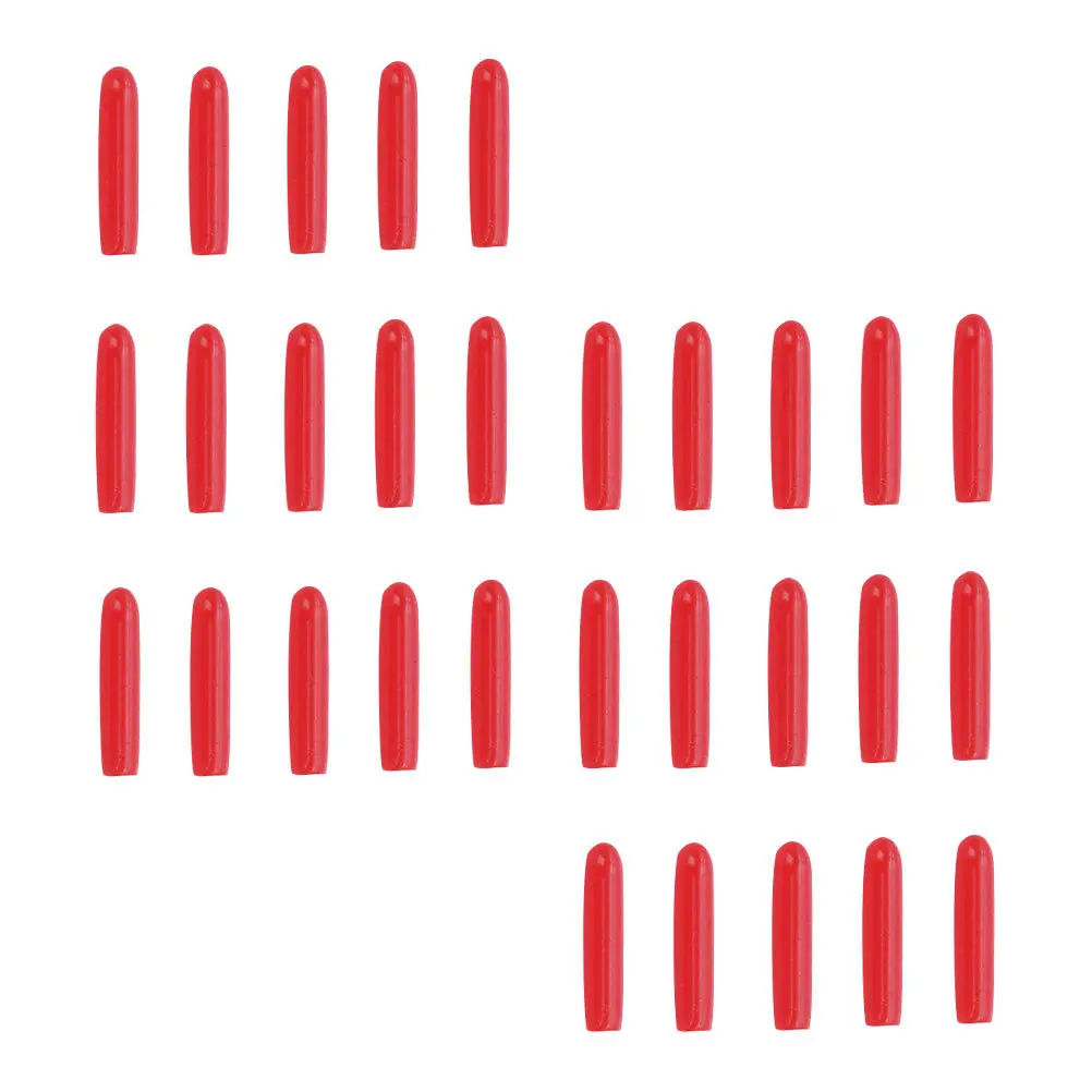 100pcs Silicone Tweezer Covers Red Non-Slip Dustproof Small Size For Eyelash Extension Tools Protective Caps Compatible With