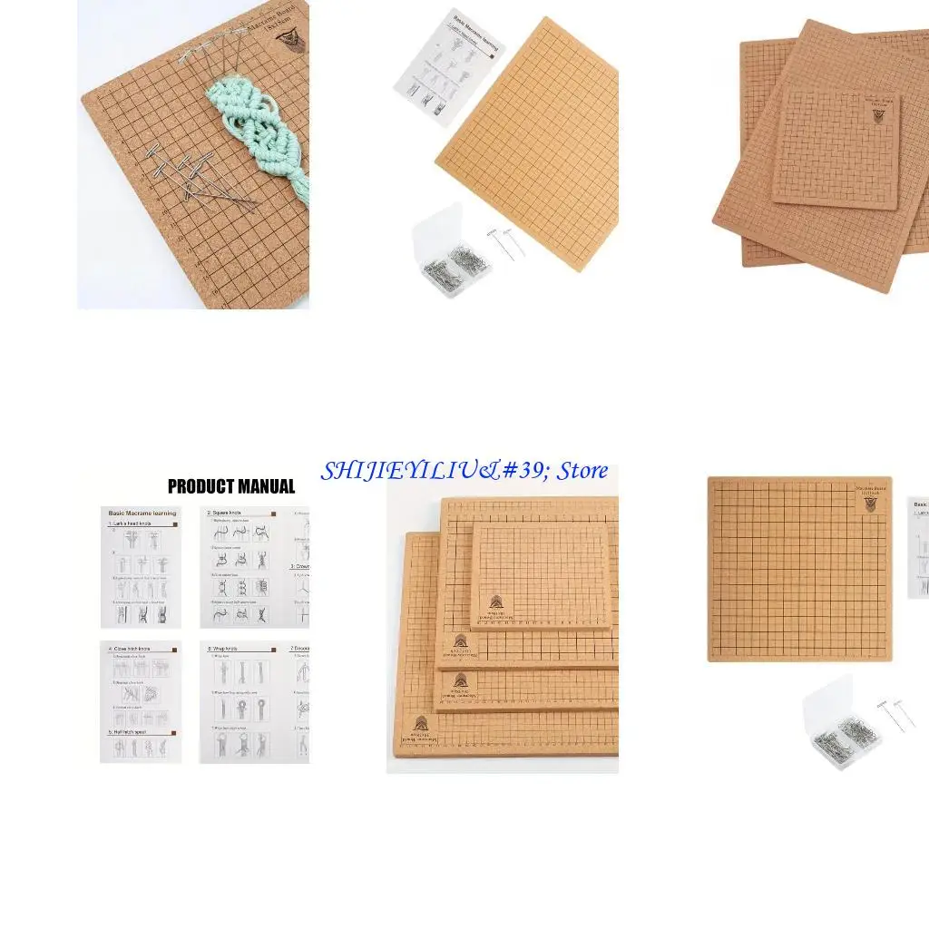 

E21F Unique Pattern Board with Lightweight Crafting System Reversible Braiding Board