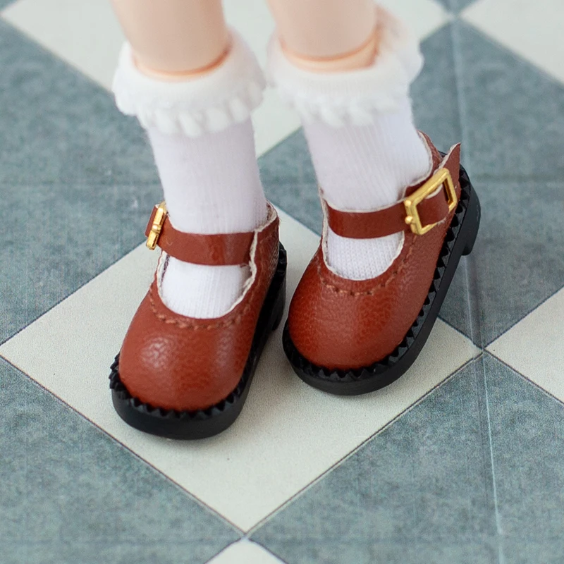 New Cute Ob11 Dolls Mary Jane Handmade Shoes Doll Accessories Suitable For Ob11,Obitsu11,Holala,Middle Blyth YMY Gsc Doll