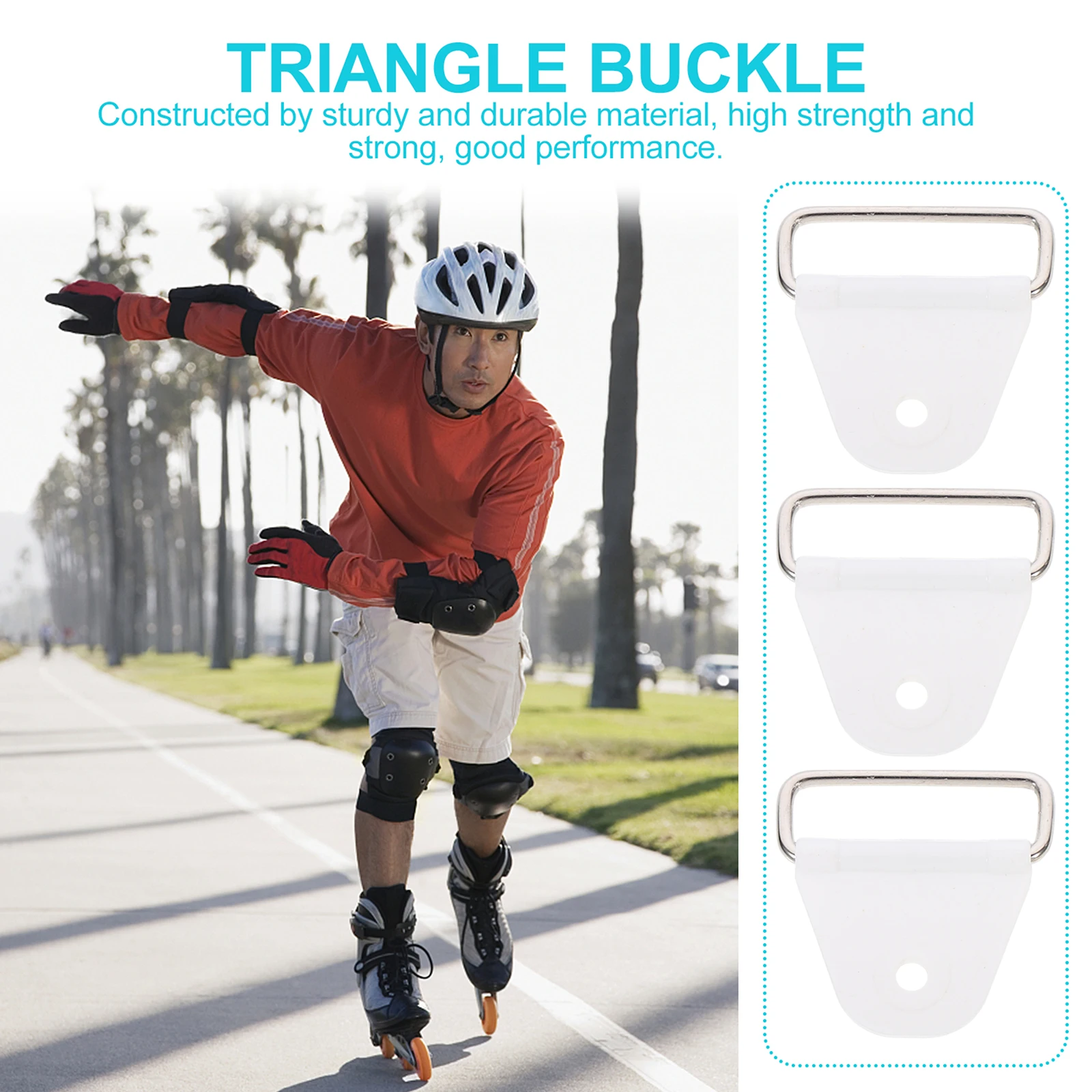 

20 Pcs Triangle Buckle Orthotic Equipment Accessories Shape Key Buckles Clips Medical