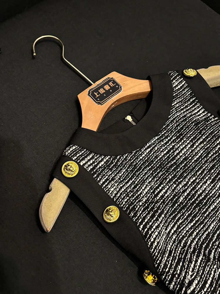 Faionable Svel rond Ne gilet Dr avec ourlet à volants banlieue Sle taille moyenne t-shirt en Fiber d'acétate modèle de base pour dames