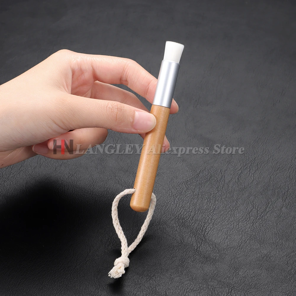 ساعة جديدة تنظيف فرشاة ساعة أجزاء صغيرة ساعة حركة الألياف الزجاجية النحاس الصلب فرشاة تنظيف فرشاة ساعة أدوات إصلاح الجزء #6