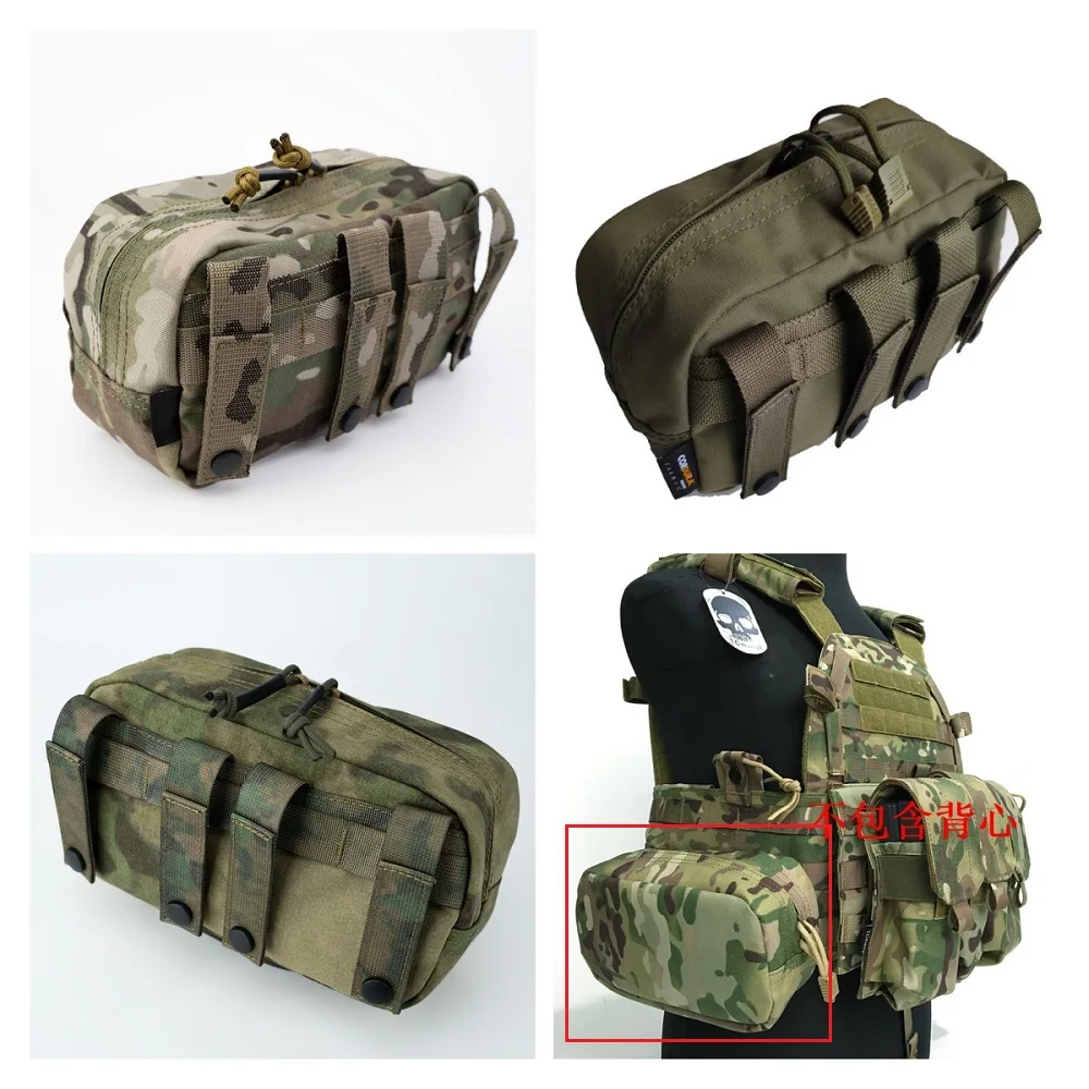 Outdoor  Tactical Hunting Vest Multi functional Large Capacity Storage Bag Accessories Bag  Fabric TC0036