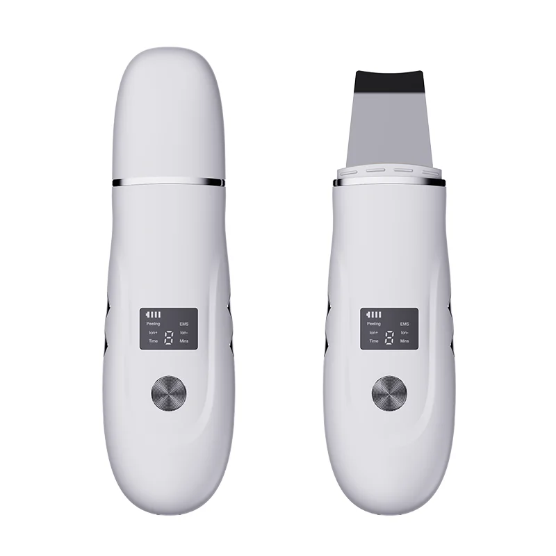 

STLF Professional Ultrasonic Scrubber Face Facial Cleaner Blackhead Dead Peeling Sonic Cleaning Remover Face Spatula