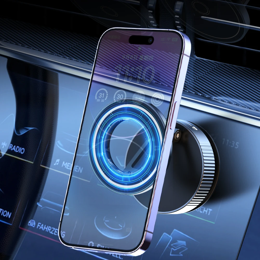 

Magnetic Vacuum Car Mount Phone Holder 360° Rotatable Car Mobile Phone Holder for Car/Gym/Mirror/Shower/Smooth Surface