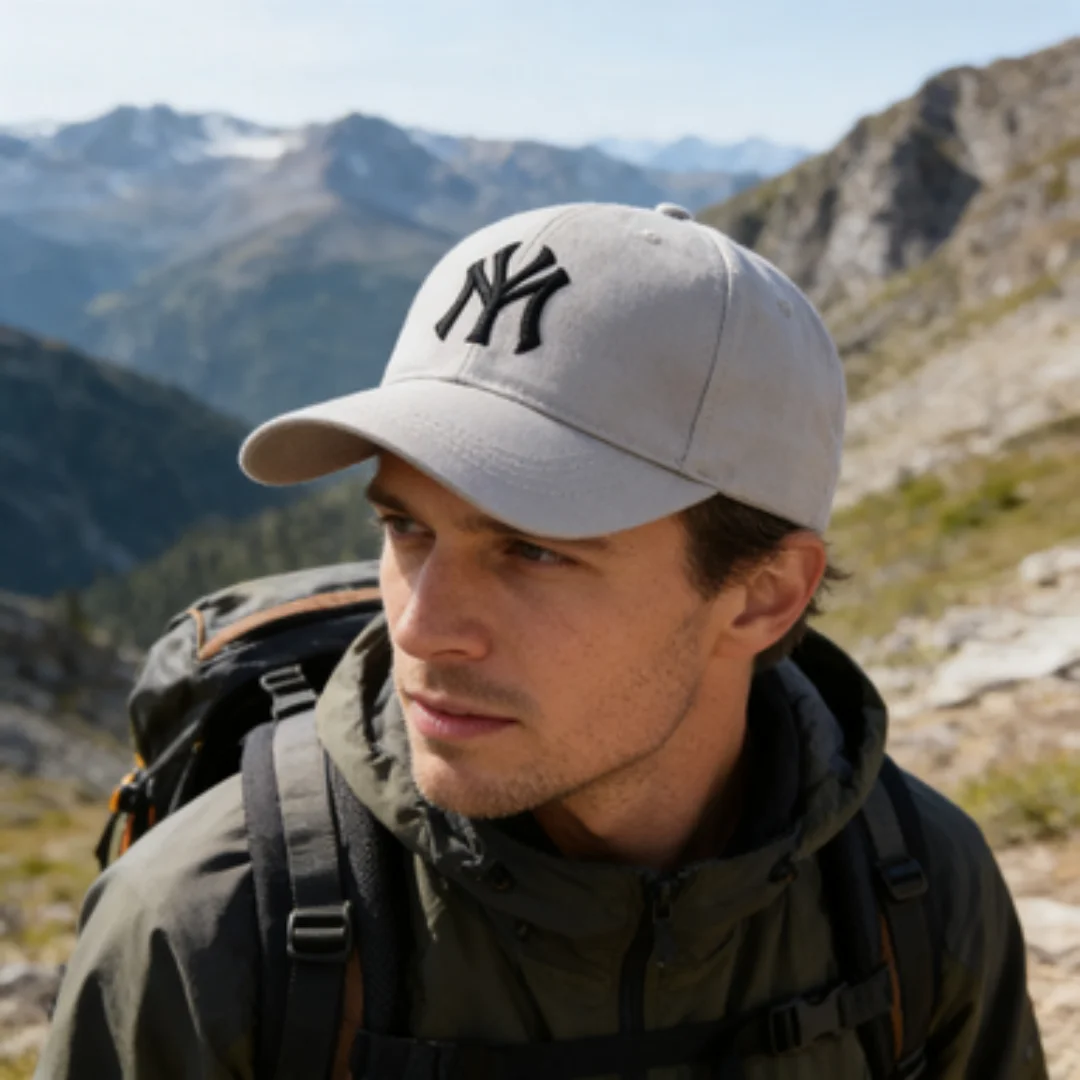 Unisex Baseballkappe mit NY-Buchstaben-Stickerei, Verstellbare Baumwoll-Dad-Mütze, Lässige Sonnenschutz-Schirmmütze für Männer und Frauen, Streetwear Sport – Detail 29