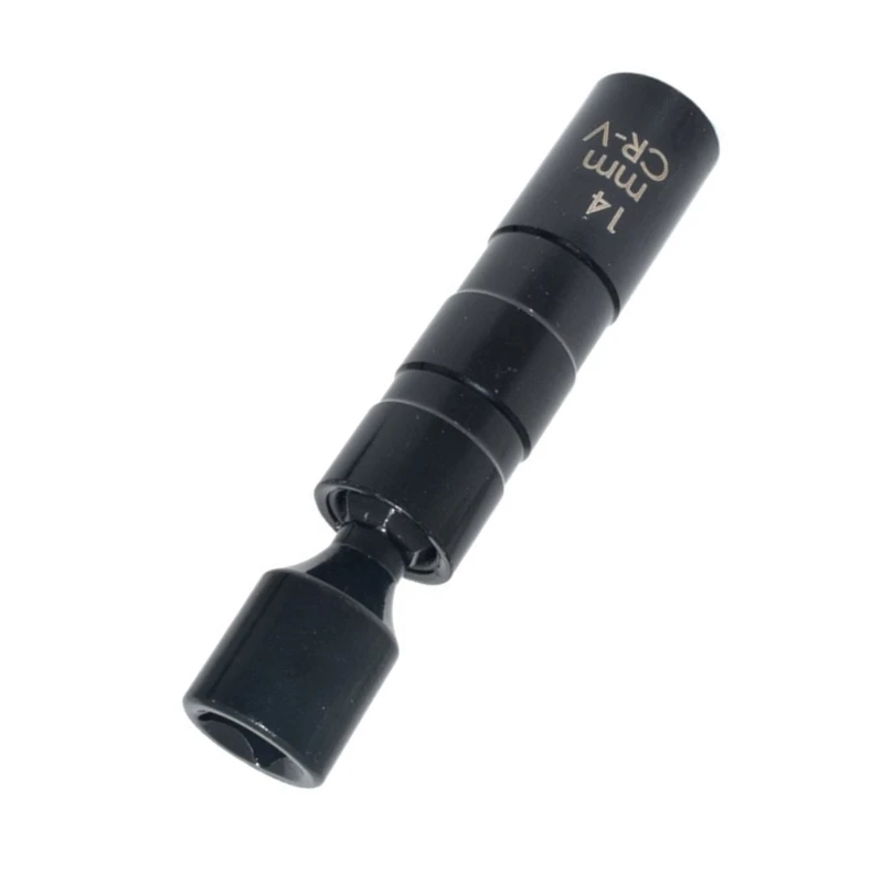 14MM/16MM Thin Wall Magnetic Swivels Spark Plug Socket Magnetic Thin Wall 12-Point Joint 3/8inch Drive Wrenches Tool