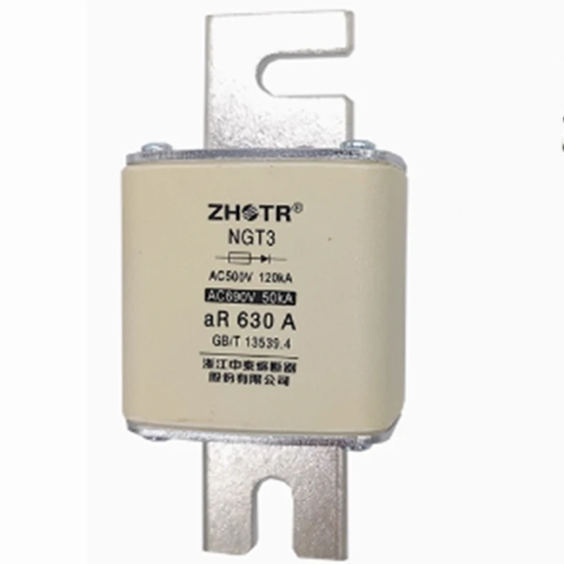 

China High Quality NGT3 NGT3-630 RS6-3 High Speed square Body Fast fuse for semiconductor device protection 500V-690V