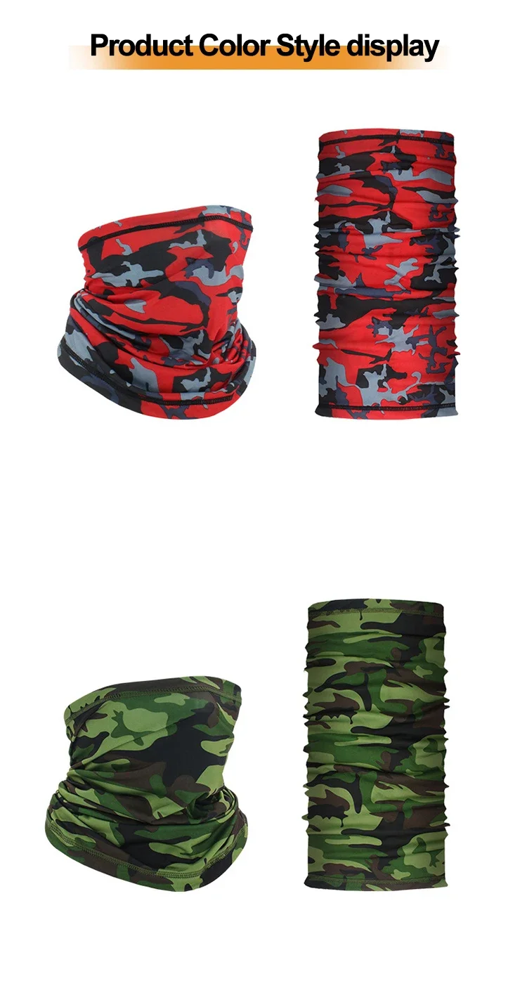 1 Stück Radfahren Gesichtsmaske Atmungsaktives Kopftuch Bandana Schal Hals Multifunktionaler UV-Schutz Outdoor Angeln Wandern Kopfband – Detail 9