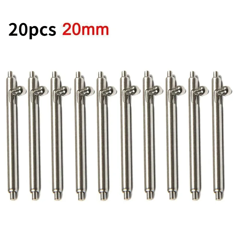 Quick Release 20pcs 1.5mm Diameter 20mm 22mm Length Watch Strap Spring Bars Pins Pepair Tools & Kits 12mm-24mm band Accessories