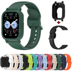 Silicone Watch Band+ Cases for Redmi Watch 5 Lite Smartwatch Strap Bracelet Sport Watchband for Redmi Watch5 Lite Wristband