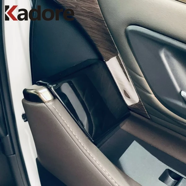 لتويوتا ألارد Vellfire 2024-2026 السائق الجانب مركز الباب انزلاق الباب التبديل الحافة غطاء الكسوة اكسسوارات السيارات التصميم