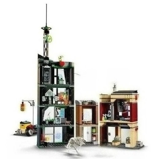 High-Difficulty Building Battle Block Set Compatible with Leqoed Particles 76324