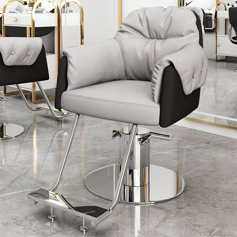

Hairdresser Luxury Barber Chair Recliner Swivel Beauty Professional Salon Chair Makeup Cadeira Ergonomica Salon Furnitures