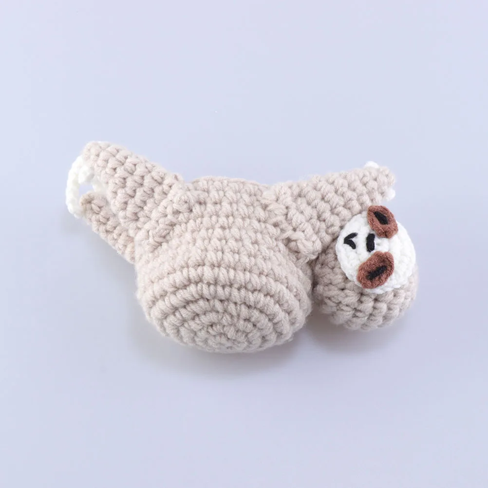 

Knitted Sloth Pendant Planter Double Size Holds 2 2 5 Inch Pot Air Plants Decor Hanging Hanger Wall Mounted Flower Pots Storage