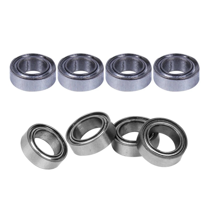 20Pcs Miniature Sealed Metal Shielded Metric Radial Ball Bearing Model: MR85-ZZ 5X8X2.5Mm & MR74-ZZ 4X7x2.5Mm