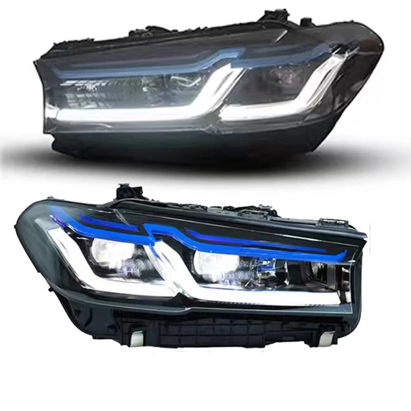 Suitable for BMW 5 Series G30 Headlight 2018-2024 G30 F90 Full Light Emitting Diode Upgraded New M5 High-end Headlight G38