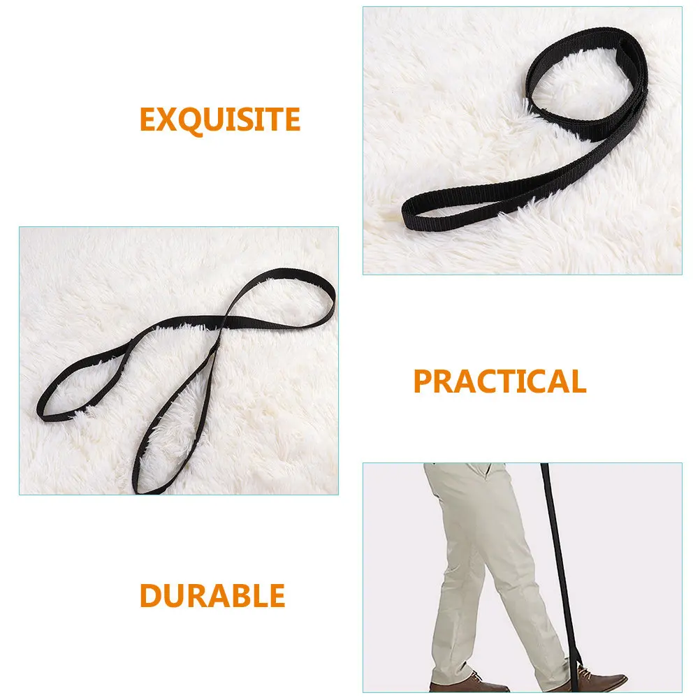 2Pcs Wearable Polyester Leg Lifter Strap Folding Household Leg Lifting Belt Convenient Auxiliary for Elderly Daily Use