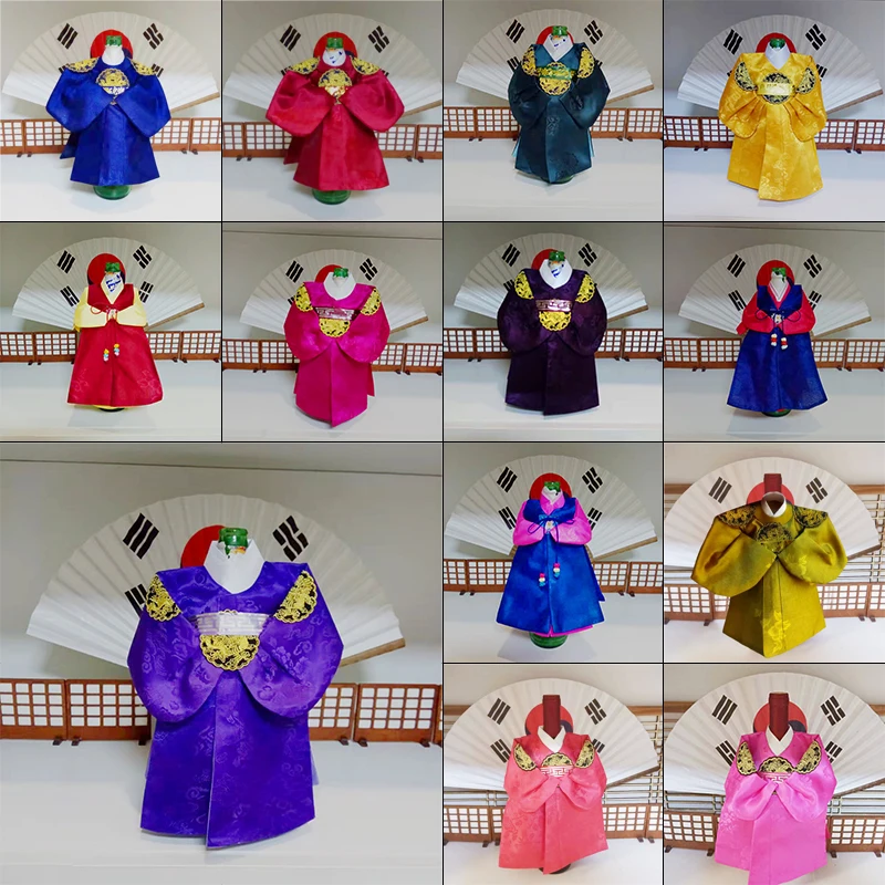 

Korean Folk Traditional Style Wine Bottle Cover Hanbok Design Fabric Champagne Packaging Bag Wine Cabinet Wedding Decor Crafts