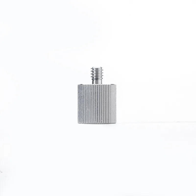 4 Adattatori Riduttori Filettatura Da 5/8" Femmina A 1/4" Maschio – In Alluminio, Per Microfono E Treppiede Fotografico, Colore Argento
