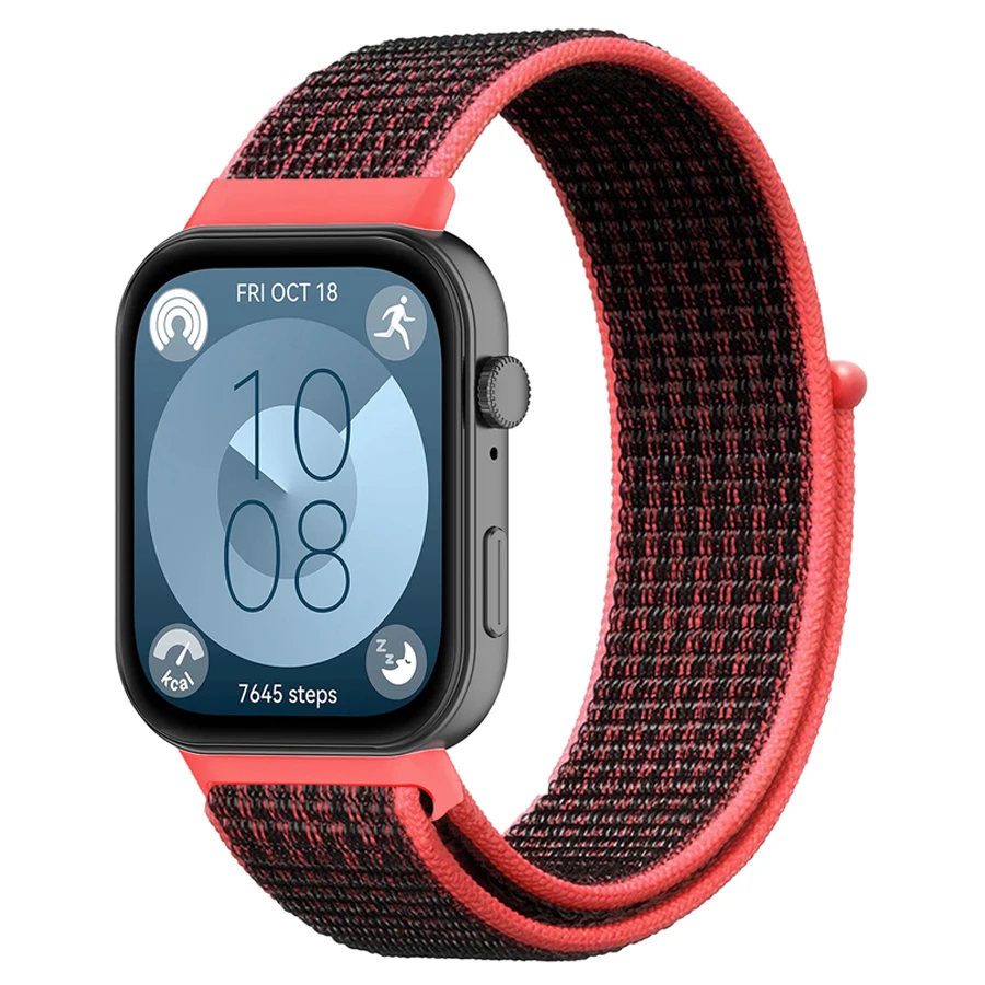 Nylon bandje voor Huawei Watch Fit 3 4 5 4 Pro 5 Pro Geweven sport smartwatch polsbandje Correa voor Huawei Watch Fit 5 4 3 armband