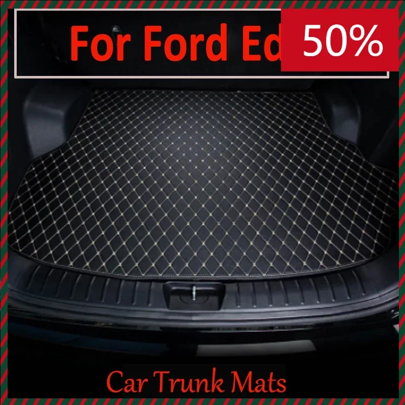 Car Trunk Mat For Ford Edge 2009 2010 2011 2012 2013 2014 Cargo Liner Carpet Interior Accessories Cover