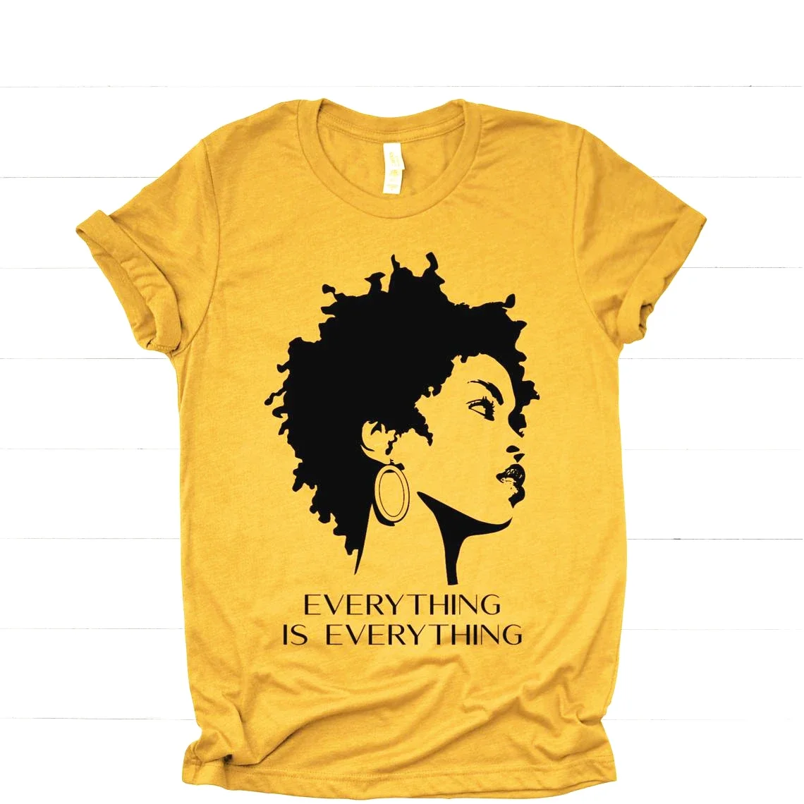 Everything Is Everything Black Girl Shirt Artist Lauryn Hill T-shirt Music Hip Hop Tee BLM Black Girl Magic Shirts Plus Size Top