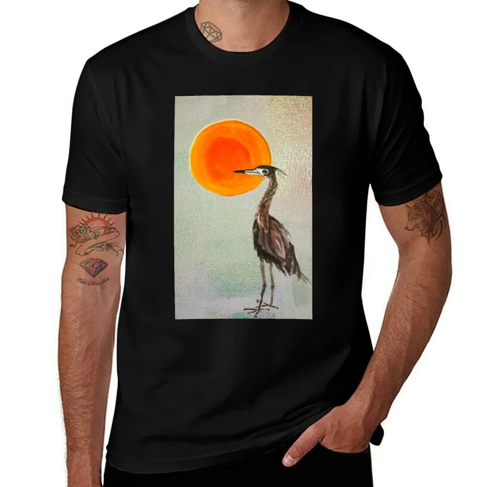 

Watching the Sunset T-Shirt for a boy graphic t shirts sweat blue lock cotton t shirt men