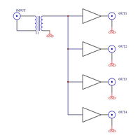 Active RF Lsolation Distributor Isolation Splitter Suitable for RF Signal Radio Antenna Sdr Gpsdo Signal Source