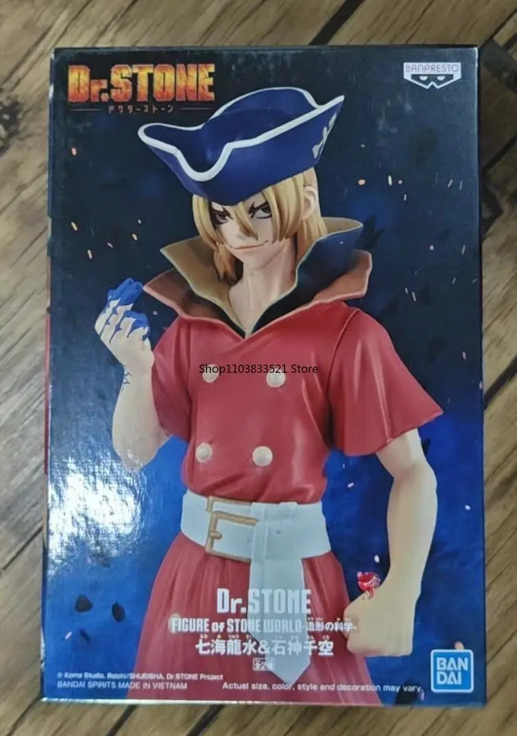 Origineel van Bandai ‌ Dr.STONE Ishigami Senku Nanami Ryusui Dr.X Karakter Actiefiguur Desktop Ornamenten Hobby's Collectible