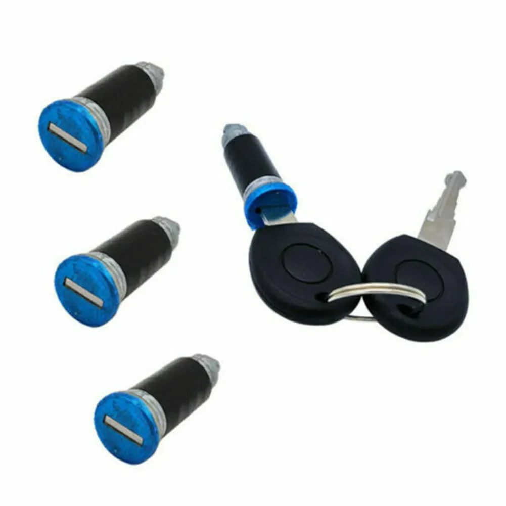 Car Accessories Ignition Lock Kit 701837205 Zinc Alloy 1set 2 Keys Door Lock Cylinder Set Exterior Components Ignition Switch