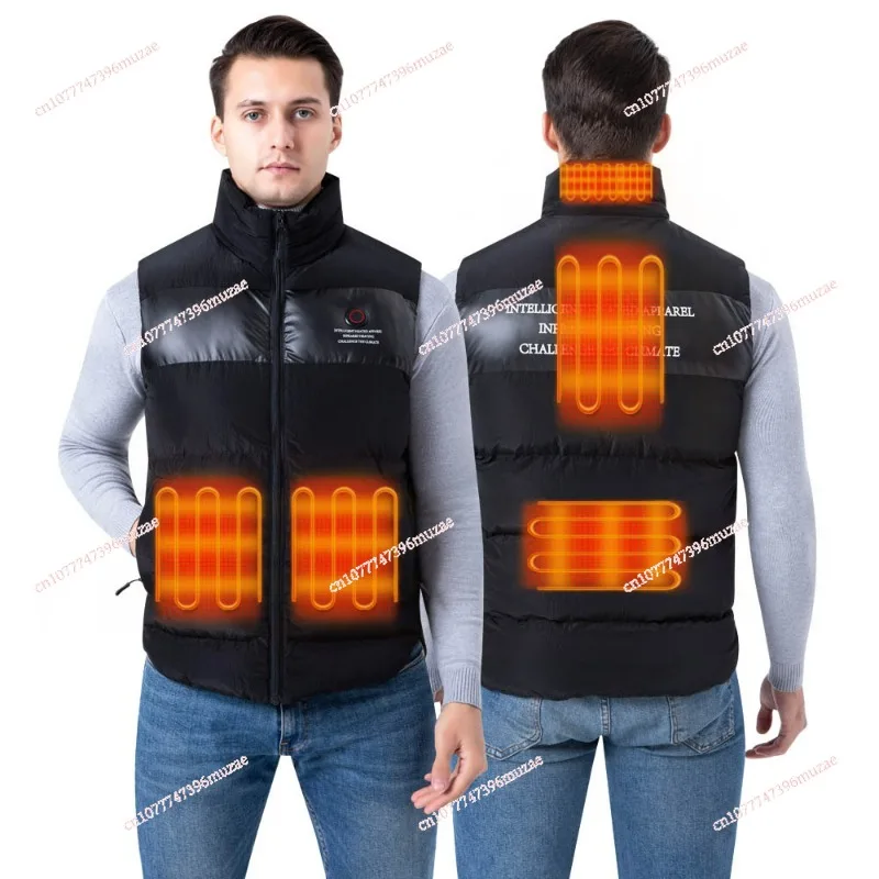 

New in Winter, Graphene Smart Heating Vest, Charging Heating Vest, Cotton Clothes, Thickened Warm Jackets for Men and Women