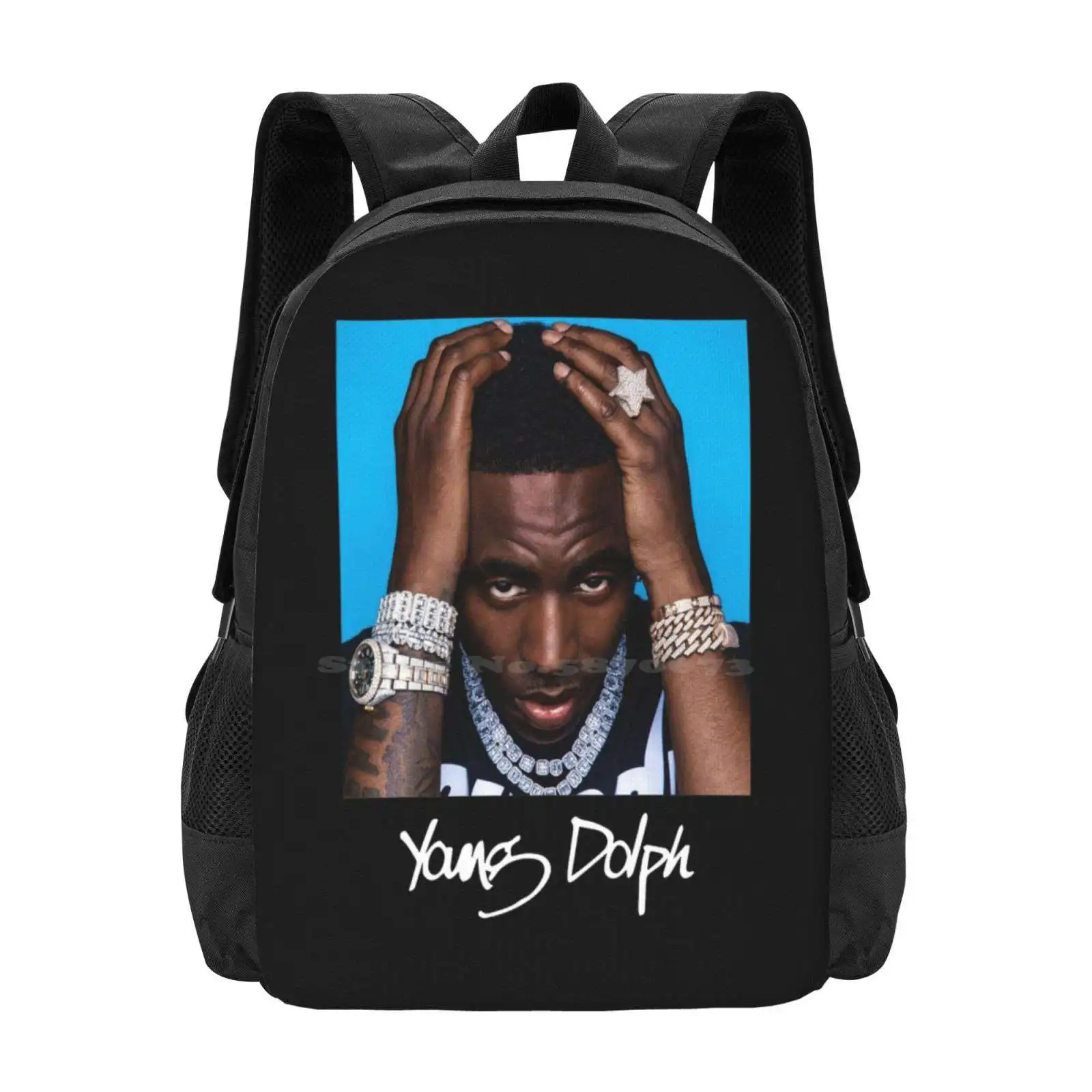 Young Dolph Fan Art Hot Sale Backpack Fashion Bags Young Dolph Young Dolph Young Dolph Young Dolph Young Dolph Young Dolph