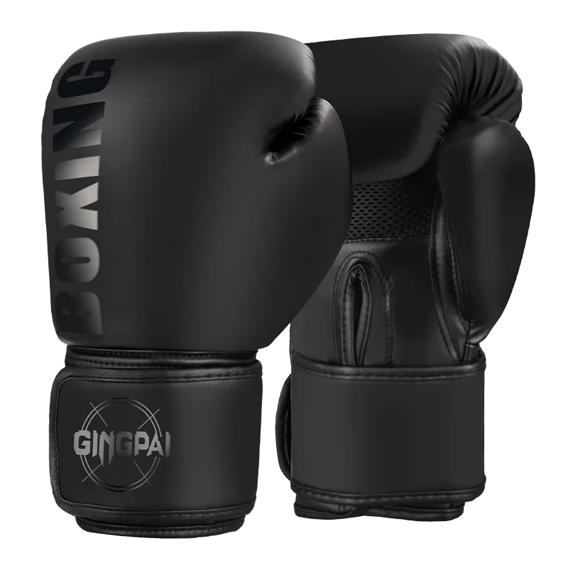 Gants de boxe professionnels en PU épaissi, accessoires d'entraînement, sanda, isotMuay Thai, MMA, gastronomie, 6 oz, 8 oz, 10 oz, 12oz