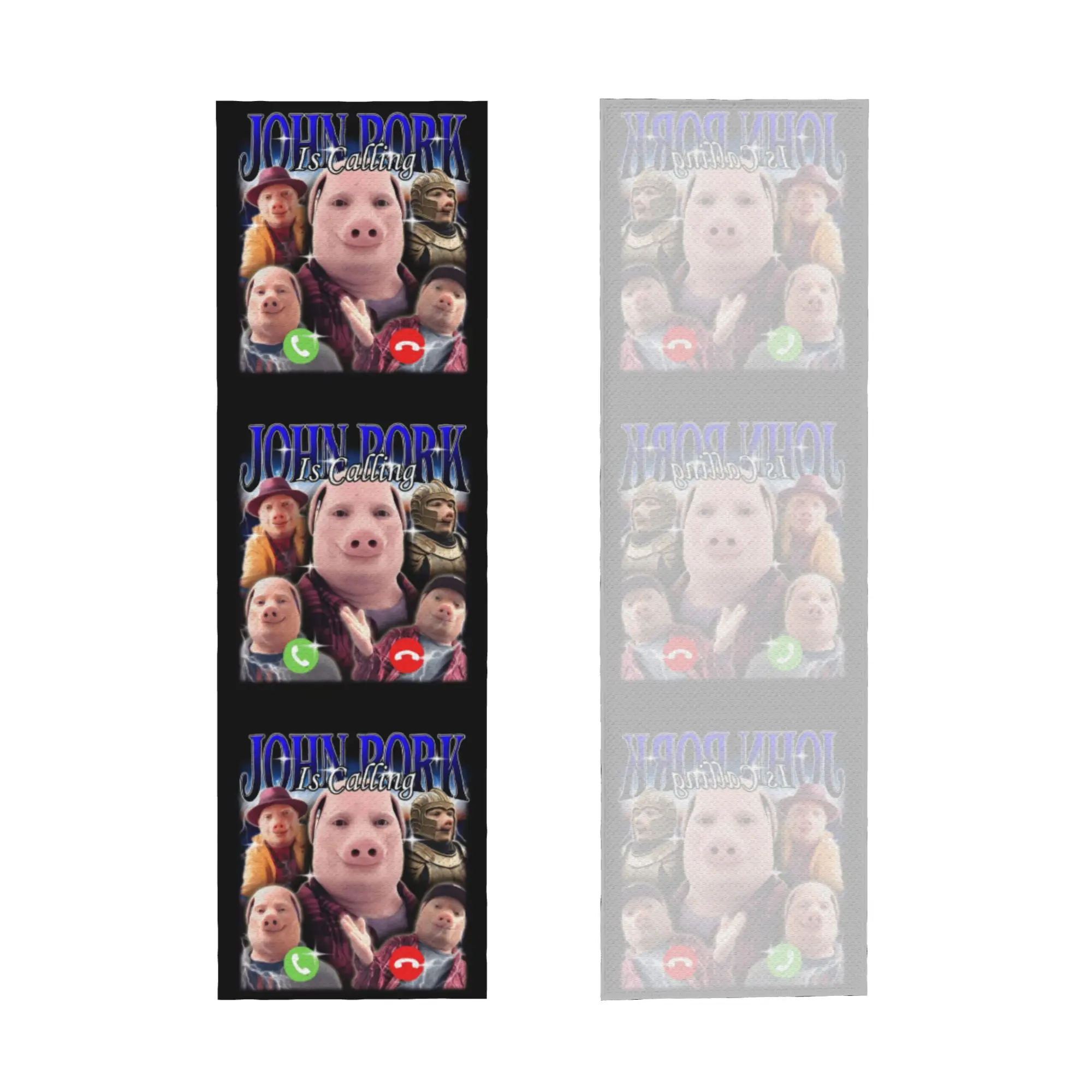 John Pork Is Calling Funny Meme Cold Exercise Towel Quick Drying Face Towel  Bath Towels