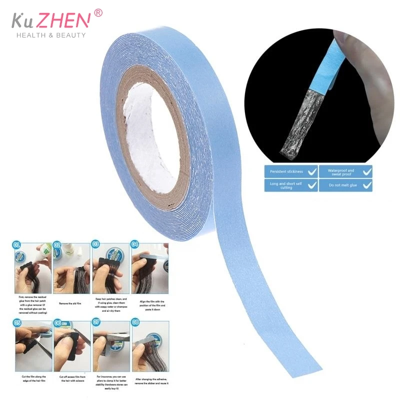 

3yard 0.8cm Front Lace Wig Glue Double-Sided Tape Glue Wig Glue For Tape Hair Extension Tape Hair Lace Front Tape Glue Adhesives