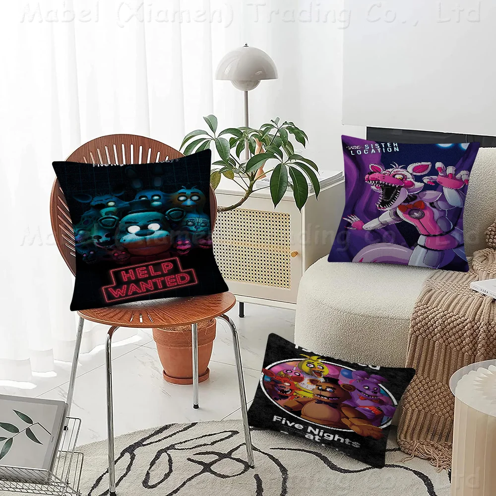 

Fnaf Five-nights-At-Freddys Cushion Cover 30x50 Polyester Sofa Cushions Decorative Throw Pillows Home Decoration Pillowcover