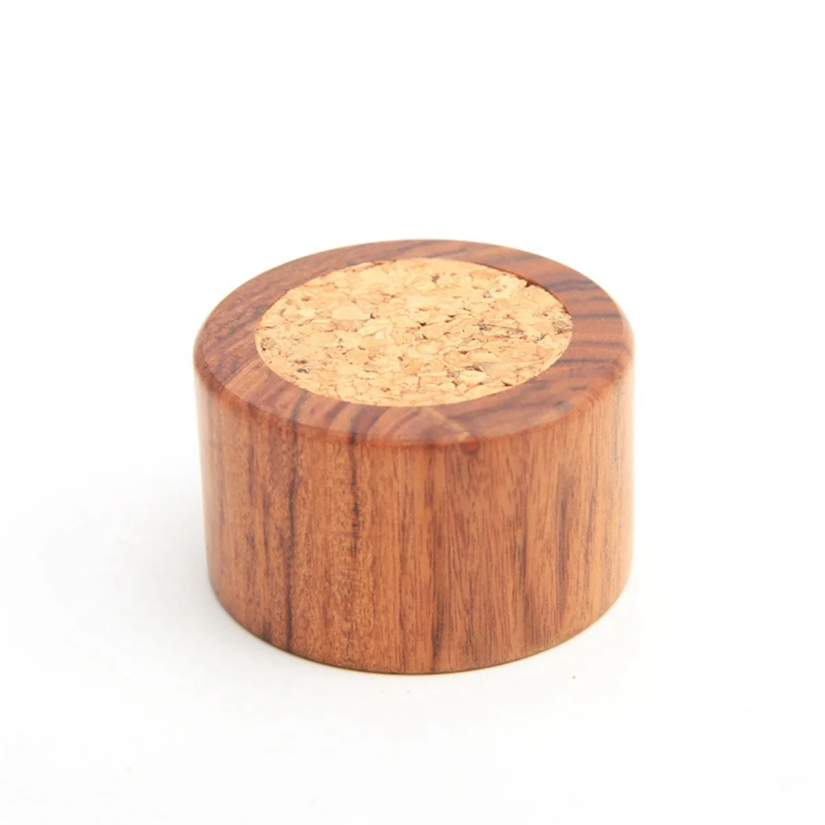 Sandalwood Needle Insert Leather DIY Cork Needle Insert Round Needle Holder Base Oak Core Needle Storage