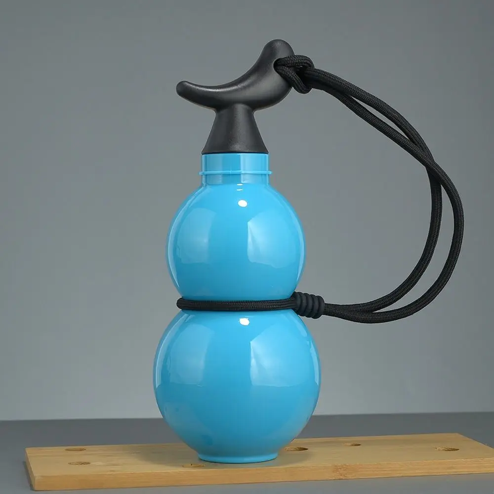 Botella de agua al aire libre en forma de calabaza, taza de agua portátil de gran capacidad de estilo chino, botella de bebida de calabaza portátil de 750ML